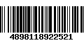 Código de Barras 4898118922521