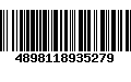 Código de Barras 4898118935279