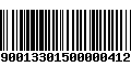 Código de Barras 4900133015000004123