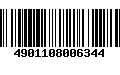 Código de Barras 4901108006344