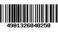 Código de Barras 4901326040250