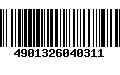 Código de Barras 4901326040311