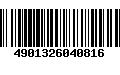 Código de Barras 4901326040816