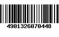 Código de Barras 4901326070448