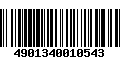 Código de Barras 4901340010543