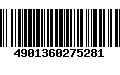 Código de Barras 4901360275281