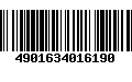 Código de Barras 4901634016190