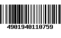 Código de Barras 4901940110759