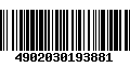 Código de Barras 4902030193881