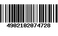 Código de Barras 4902102074728