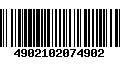 Código de Barras 4902102074902