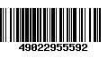 Código de Barras 49022955592