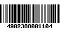 Código de Barras 4902388001104