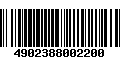 Código de Barras 4902388002200