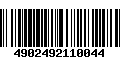 Código de Barras 4902492110044