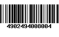 Código de Barras 4902494008004