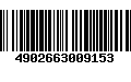 Código de Barras 4902663009153