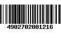 Código de Barras 4902702001216