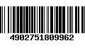 Código de Barras 4902751809962