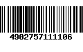 Código de Barras 4902757111106