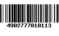 Código de Barras 4902777010113