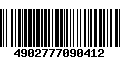 Código de Barras 4902777090412