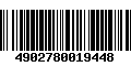 Código de Barras 4902780019448