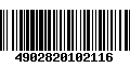 Código de Barras 4902820102116