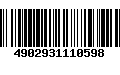 Código de Barras 4902931110598