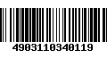 Código de Barras 4903110340119