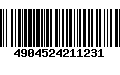 Código de Barras 4904524211231