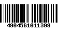 Código de Barras 4904561011399