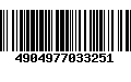 Código de Barras 4904977033251