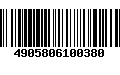 Código de Barras 4905806100380