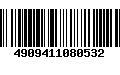 Código de Barras 4909411080532