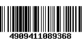 Código de Barras 4909411089368