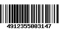 Código de Barras 4912355003147