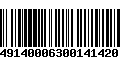 Código de Barras 49140006300141420