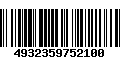 Código de Barras 4932359752100