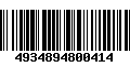 Código de Barras 4934894800414