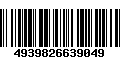 Código de Barras 4939826639049