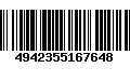 Código de Barras 4942355167648