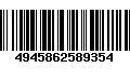 Código de Barras 4945862589354