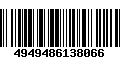 Código de Barras 4949486138066