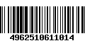 Código de Barras 4962510611014