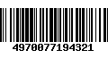 Código de Barras 4970077194321