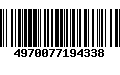 Código de Barras 4970077194338