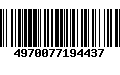 Código de Barras 4970077194437