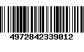 Código de Barras 4972842339012