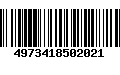 Código de Barras 4973418502021